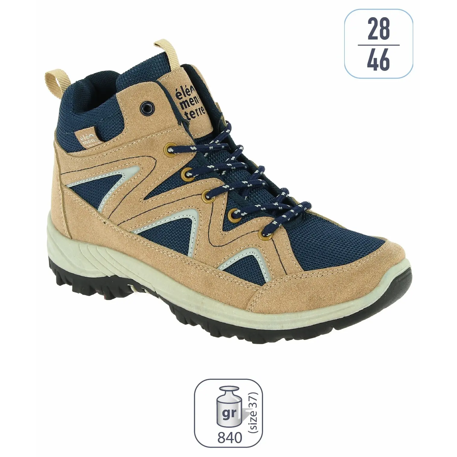 Chaussures de randonnée enfant synthé et nylon Élémenterre Osoyoos